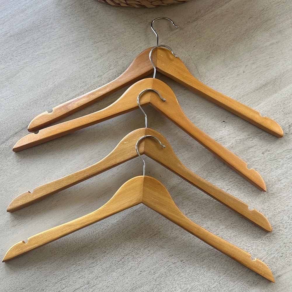 Set of Wooden Hangers